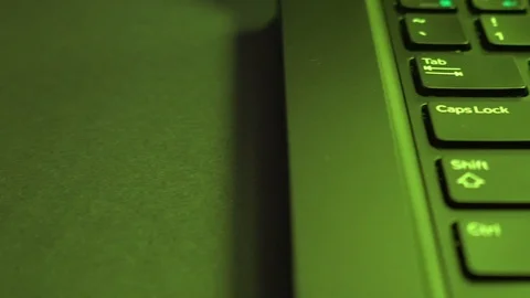 Keyboard move to the left 스톡 동영상 111372530