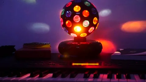 Keyboard In Music Studio. Video stock 165712698