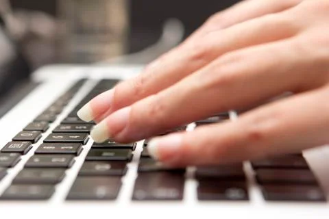 Keyboard from notebook Stock Photos