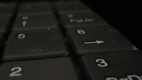 Keyboard numbers Stock Footage 149248285