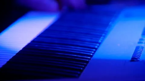 Keyboard Player Stock Footage 16034178
