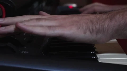 Keyboard player Stock Footage 142810749