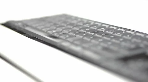Keyboard rackfocus Stock Footage 52364123