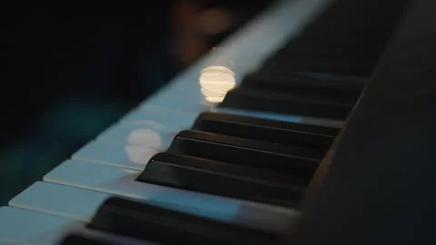 Keyboard, Recording Studio, Calm Atmosphere Video stock 299847274