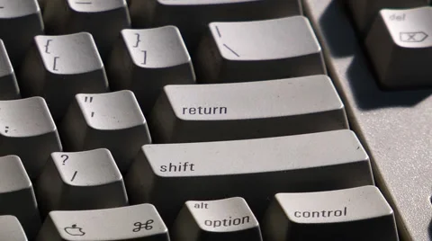 Keyboard return Stock-Footage 2509542
