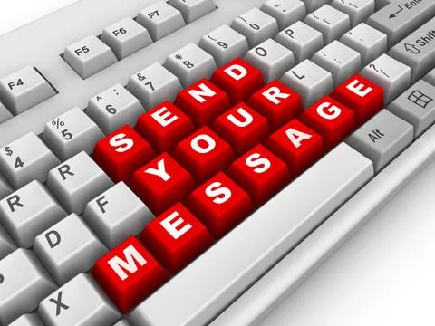 Keyboard. Send your message. 3d Keyboard. Send your message. 3d Copyright:... Stock-Fotos