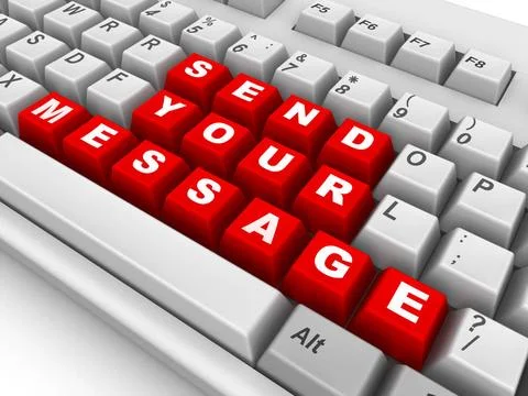 Keyboard. Send your message. 3d Keyboard. Send your message. 3d Copyright:... 스톡 사진