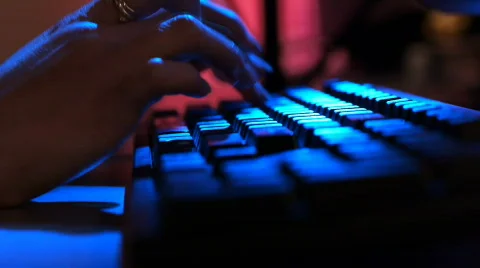 Keyboard sequence 2 Stock Footage 771648