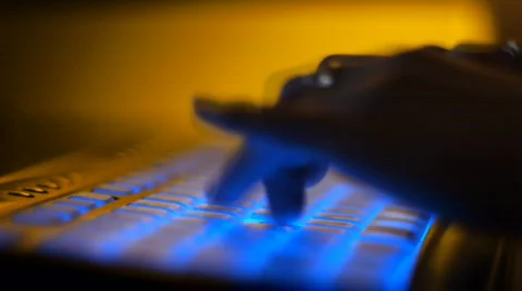 Keyboard sequence 3 Stock Footage 771645