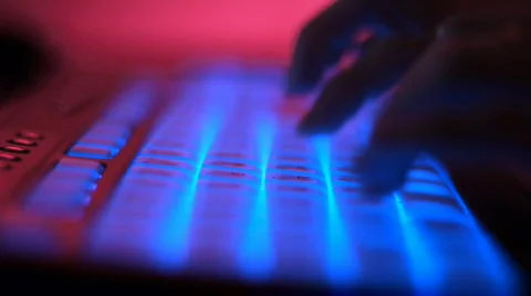 Keyboard sequence 4 Stock Footage 771649