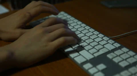Keyboard shadow 01 Stock Footage 25070022