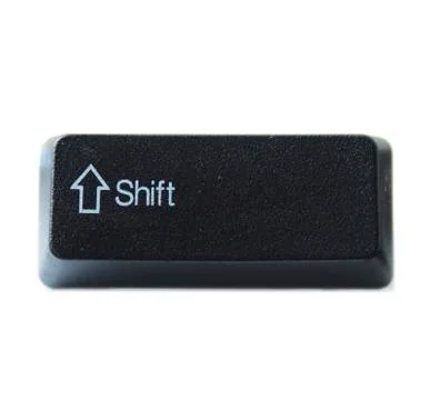 Keyboard shift key Stock Photos