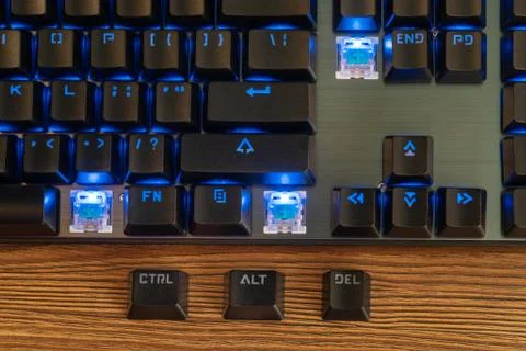 Keyboard shortcut Ctrl Alt Del Stock Photos