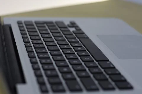 Keyboard side view Stock-Fotos