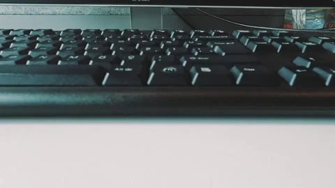 Keyboard Surface Background Stock Footage 339958888