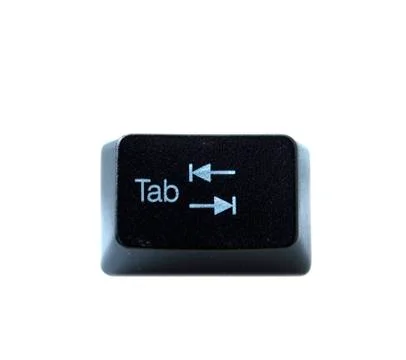 Keyboard tab key Stock Photos