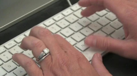 Keyboard typing 2 720 Stock Footage 478648