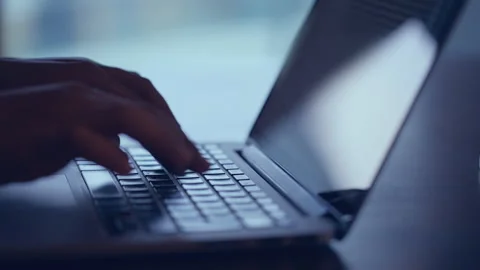 Keyboard Typing 3 Stock Footage 266896635