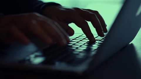 Keyboard Typing 4 Video stock 266899897