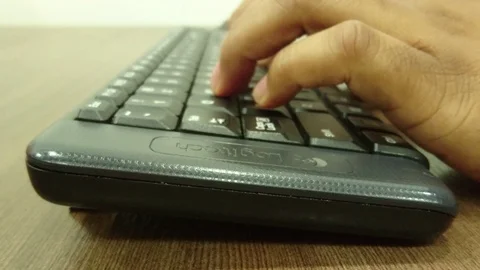 Keyboard Typing 4K Stock Footage 93495646