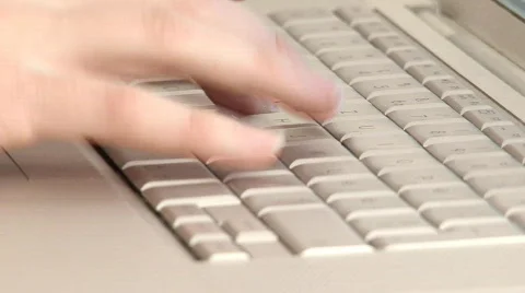 Keyboard typing Stock Footage 473698