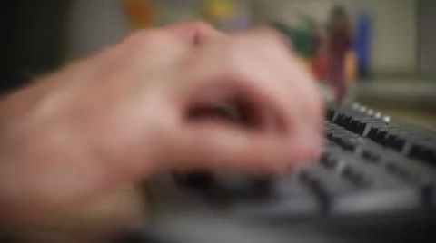 Keyboard Typing Stockbeeldmateriaal 8927506