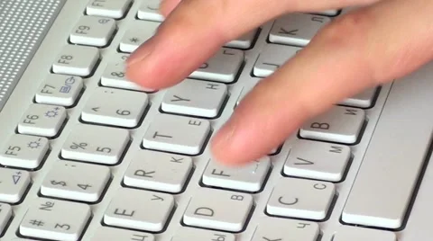 Keyboard typing Stock Footage 10896392