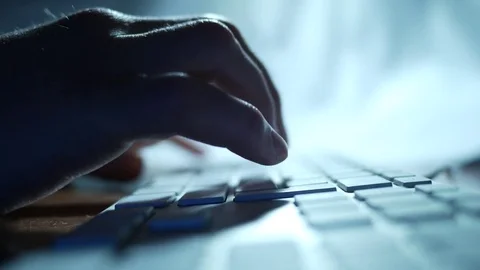 Keyboard typing Stock Footage 73429276