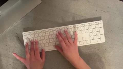 Keyboard typing Video stock 236294174