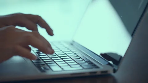 Keyboard Typing Stock Footage 266899808