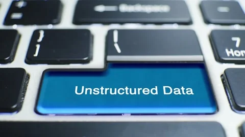 Keyboard Unstructured Data Button Pressed by hand finger Stock Footage 246650014