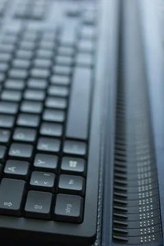 Keyboard for visually impaired Foto stock
