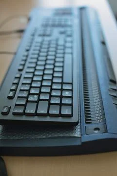 Keyboard for visually impaired Stock Photos