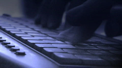 Keyboard writing Stock Footage 301292