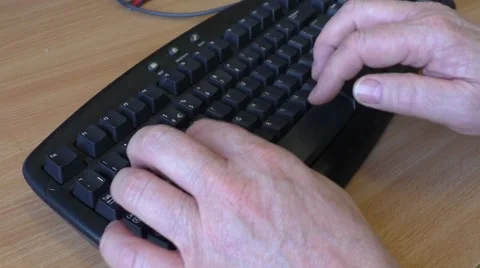 Keyboarding data entry Stock Footage 45976657