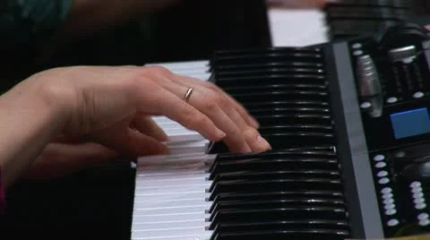 Keyboards 2 hands 2 Video stock 9774778