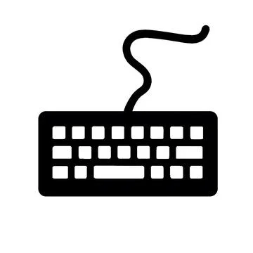 Keyboards Flat Icon Perfect for Web, Mobile, App, UI Design, and Graphic Design. Stock Illustration