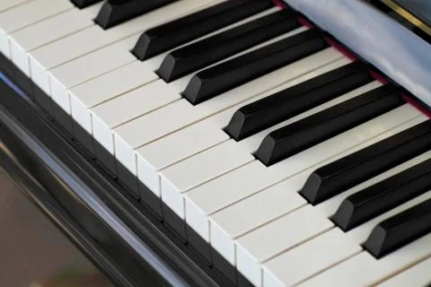 Keyboards, piano Stock Photos