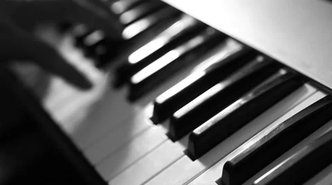 Keybords Black &amp; White 002 스톡 동영상 41822082
