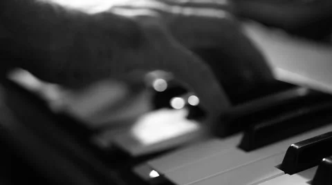 Keybords Black &amp; White 003 스톡 동영상 41822146