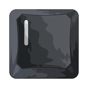 Keycap letter I illustration Stockillustratie