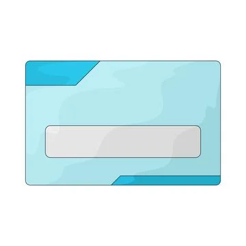 Keycard illustration Ilustración de archivo