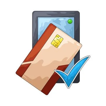 Keycard illustration Stock Illustration