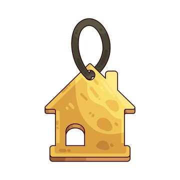 Keychain illustration Ilustración de archivo