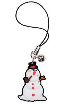 Keychain snowman Foto stock