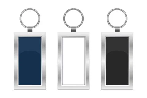 Keychain vector design illustration isolated on white background Stock Illustration
