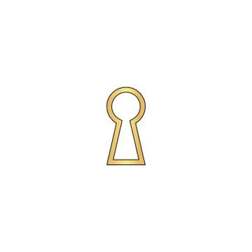 Keyhole computer symbol Stock Illustration