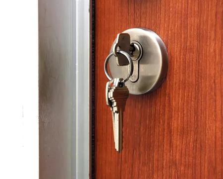 Keyhole gate Stock Photos