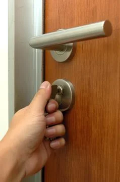 Keyhole gate Stock Photos