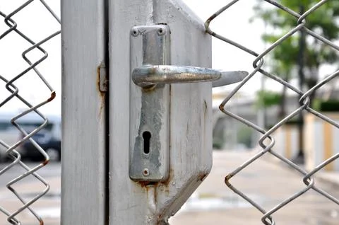 Keyhole gate Stock Photos